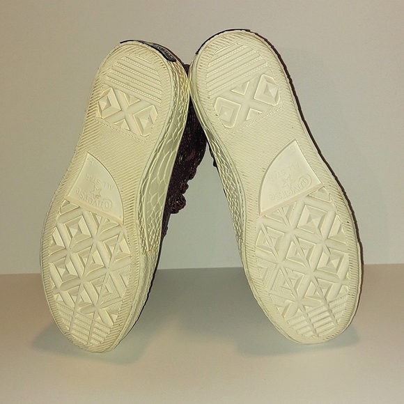 Converse Chuck Taylor Snake Print Leather High Top Sneakers - Picture 4 of 8